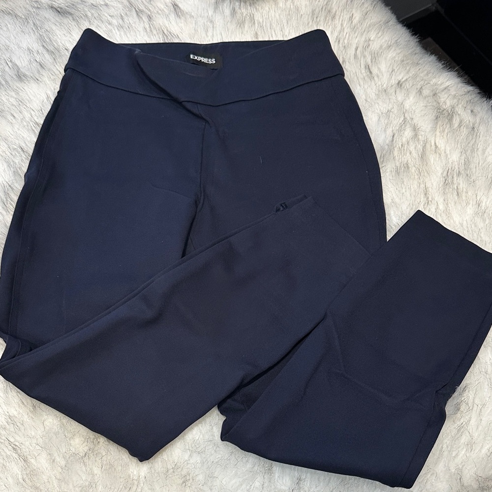Express columnist Dark Blue Ankle Pants